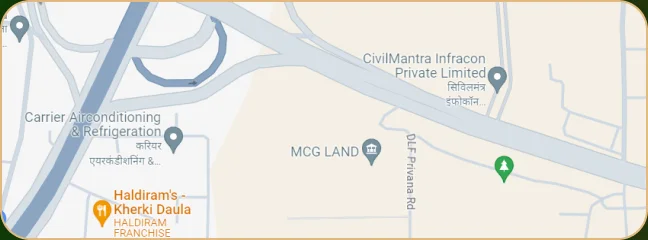 Map showing our office location